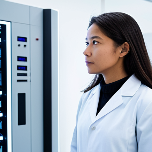 Home 22 A professional quantum physicist in a modest lab coat, standing thoughtfully beside a futuristic quantum computing apparatus within a meticulously clean, high-tech research laboratory. The scene features glowing superconducting elements and subtle abstract visualizations of entangled qubits, emphasizing precision and scientific inquiry. The physicist is fully clothed in appropriate attire, displaying perfect anatomy and natural proportions. High-resolution, professional photography, studio lighting, safe for work, appropriate content, family-friendly.