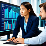 양자컴퓨팅의 금융 분야 응용 - Quantum Risk Management**

"A diverse team of financial analysts in a modern, brightly lit office, c...