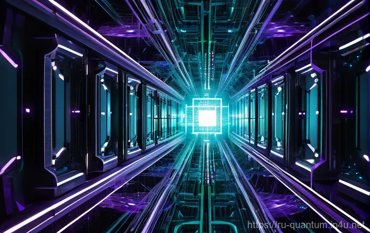 양자암호화의 국가별 법적 규제 - **Prompt 1: "Quantum Fortress of Data"**
A highly detailed, cinematic image of a futuristic digi...