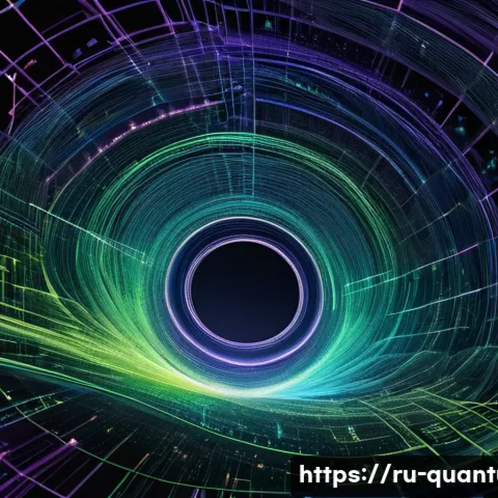 양자컴퓨터의 시장화 전망 - **Prompt: The Quantum Nexus - Abstract Superposition and Entanglement**
A vibrant, highly detail...