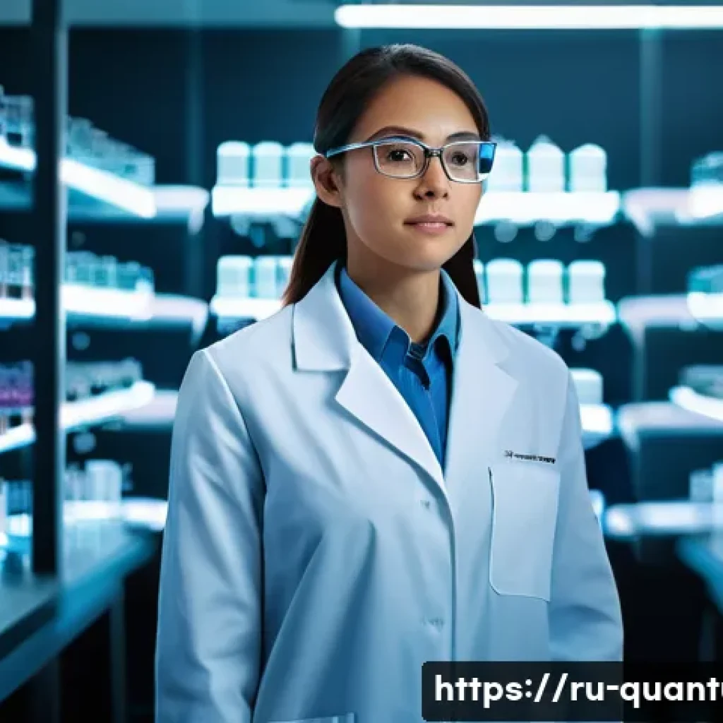 양자화학 계산 - **Prompt 1: Quantum Insight in a Modern Lab**
    "A brilliant, diverse female scientist in her late...